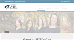 Desktop Screenshot of lakeseyeclinic.com